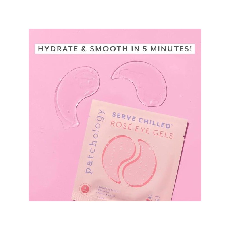 Patchology 패치올로지, 다크서클, 퍼프감, 잔주름을 줄여주는 히알루론산 및 제가 주입된