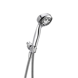 Thrifco 4809027 5 Pattern Multi-Function Massage Wall Mount Handheld Shower Head – Chrome (Replaces Delta 59434-18-PK)