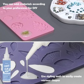 INNOVAYOU Liquid Polymer Clay 120ml, White Liquid Clay for Polymer Clay Oven-Bake Clay, Liquid Clay Very Suitable for DIY Decorations, Jewelry, Toys, Household Items, Great for All Clay Artists