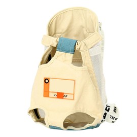 Cat Head Legs Out Carrier Portable Canvas Breathable Lightweight Cat Front Backpack for Outdoor M Morandi Functional Cat Backpack