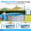Vidoya Above Ground Pool Canopy Sunshade Set with Storage Tray