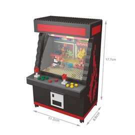 SAJIMEICY Fighter Game Micro Blocks for Teens or Adult Gifts,Micro Block Building Set DIY Bricks for Game Fans(1060PCS)