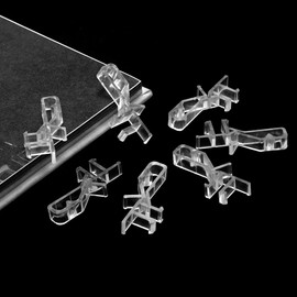 12 Pcs Valance Clips for Blinds, 1-7/8 Inch Hidden Channel Blind Valance Clip Replacement for Horizontal and Venetian Window Blinds Valance