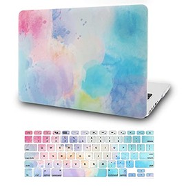 KECC Compatible with MacBook Air 13 inch Case (2010-2017 Release) A1369/A1466 Plastic Hard Shell Keyboard Cover (Rainbow Mist 2)