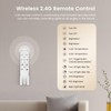 Aphyni Flush Mount Ceiling Light Fixture with Remote Control,15.8in 36W