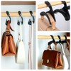 2 Pcs Plastic Closet Purse Hanger Hook Bag Holder, Handbag