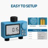 TiFFCOFiO Sprinkler Water Timer Outdoor, 2 Outlets Digital Pogrammable for