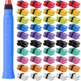 TANEMUDO 100 Pcs Tennis Badminton Racket Overgrips Bulk, Anti-Slip and Absorbent Grip Tape for Rackets, Paddles and Handles