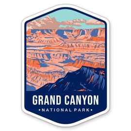Grand Canyon National Park Vinyl Sticker - for Car Laptop Large Size - Waterproof - 8"