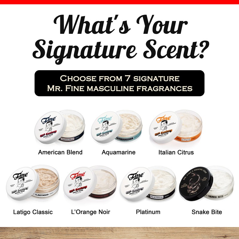 Fine Accoutrements Snake Bite Shaving Soap 150ml