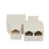 VizGiz 4 Pack RJ45 Splitter Connector Adapter 1 to 2