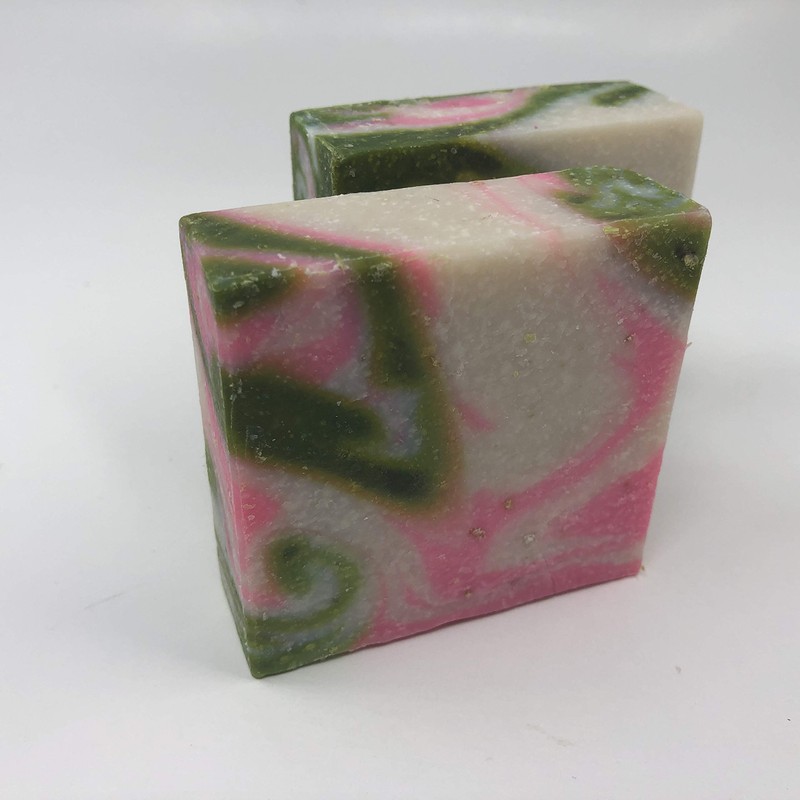Handmade Cold process soap cotton fields scrub 5 oz