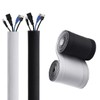10cm Wide Cable Management Sleeve, Flexible Neoprene Cable Tidy Tube