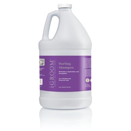 iGroom Darling Moisturizing Dog Shampoo, Removes Greasy Build-up & Grime, Soothing Dog Shampoo, Improves Hair Health pH Balanced, Scent dog shampoo, Made in USA, 1 Gallon