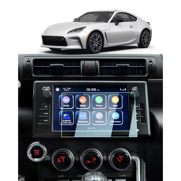 BIXUAN Tempered Glass Screen Protector for 2022-2025 Toyota GR86 &