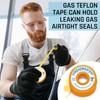 TAPEWELL Yellow Gas Teflon Tape, Pipe Thread Sealant, 260" Length
