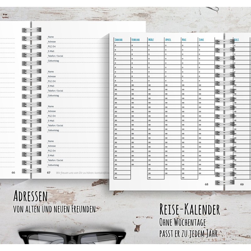 Travel Diary JourneyBook New Zealand