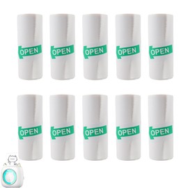 10 Rolls Thermal Printer Paper Mini Printer Sticker Paper roll Non-adhesiveInstant Print Camera Accessories Photo Paper Camera for Kids Refill Print Paper Card Machine Paper Rolls