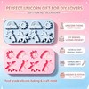 8-Cavity Unicorn Silicone Molds, 2-Pack (Blue & Pink)