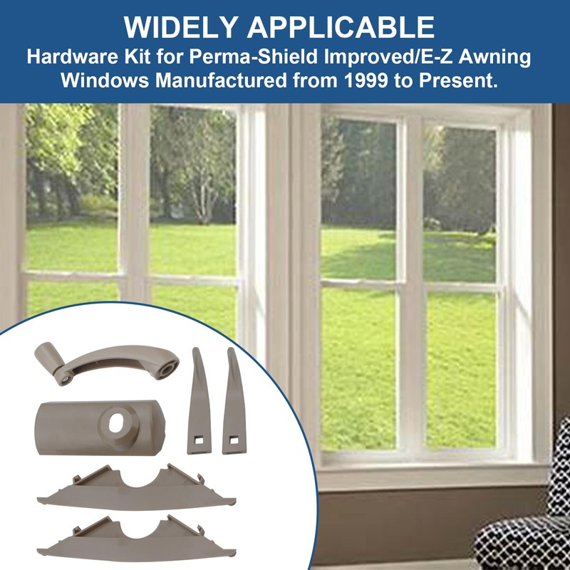 VIDABTE Hardware Packs for Andersen Perma-Shield Casement Windows, Classic E-Z
