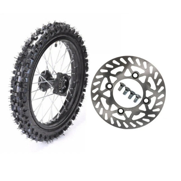 Unbranded 1.60x17 Front Tire Wheel Rim 70/100-17 + Disc Rotor