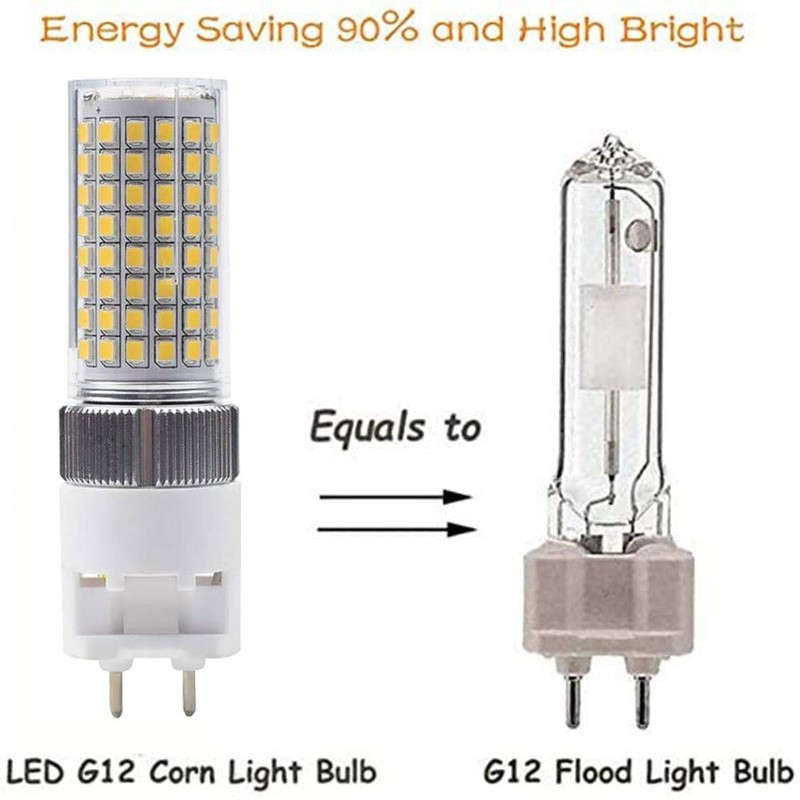 Edearkar 4-Pack 16W G12 LED Light Bulb (160W G12 Halogen