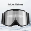 Adult Ski Goggles Double Layer Anti Fog Large Field Cylindrical