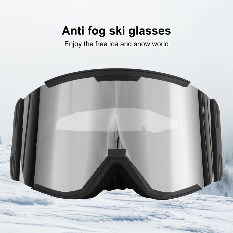 Adult Ski Goggles Double Layer Anti Fog Large Field Cylindrical