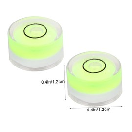 SHINEOFI 16PCS Circular Bubble Level Diameter Height Surface Level for Accurate Adjustments Camera Tripods Telescopes and Workshops Durable and Reliable