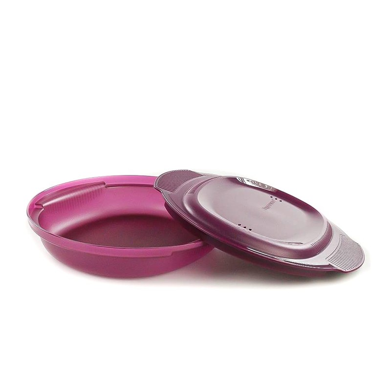 TUPPERWARE Mikrowelle Micro Healthy Delight 775 ml lila großer Omelett-Meister