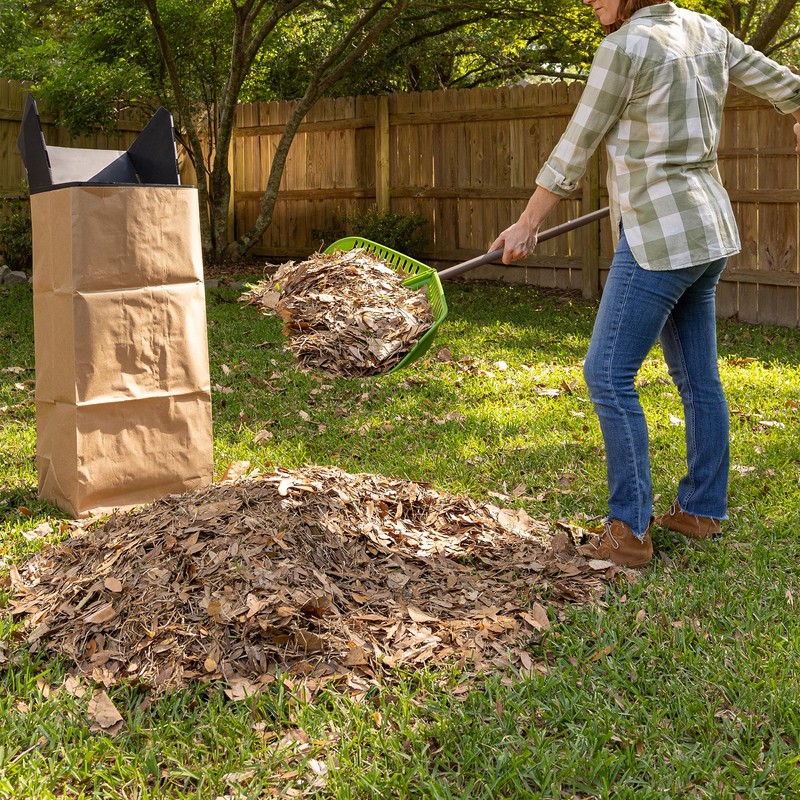 Flip Scooping Leaf Rake, Heavy Duty Lawn and Yard Care,
