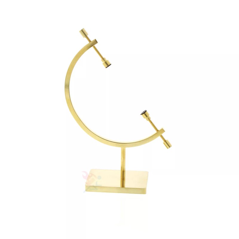 OnFireGuy Bard's Gold-Toned Sphere Holder Caliper Display Stand