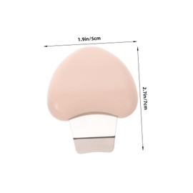 Baluue Blackhead Shovel Pimple Remover Blackhead Scraper Metal Extractor Beige Stainless Steel