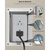 Electrical Box Replacement Cover, DBVC-1 Extra Duty Replacement for All-Weather