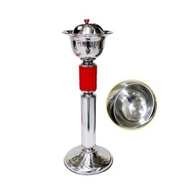 Outdoor Standing Ashtray with Lid Commercial Ashtray