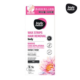 Bodynatur Body Natur Hair Removal Wax Strips Body Sensitive Skin With Lotus Flower - Skin With Lotus Flower
