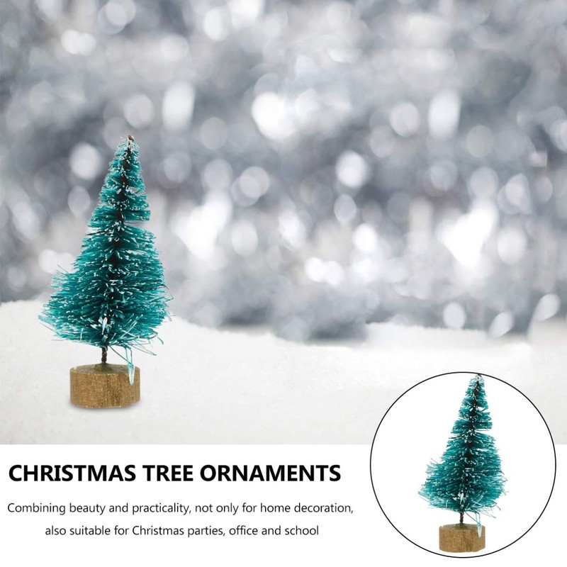 VORCOOL Christmas Tree Mini Tabletop 24 Pcs Small 4cm Decorative