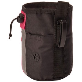 Dogline Dog Treat Pouch: Puppy Training Bag, Pet Kibbles and Snacks Holder, Litter Waste Bags Dispenser with Adjustable Drawstring Closure, Large Capacity with Mesh Pocket, Strong Nylon Material