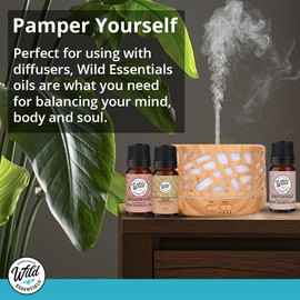 Wild Essentials Rosemary 100% Pure Essential Oil - 10ml, Therapeutic Grade, Made and Bottled in The USA
