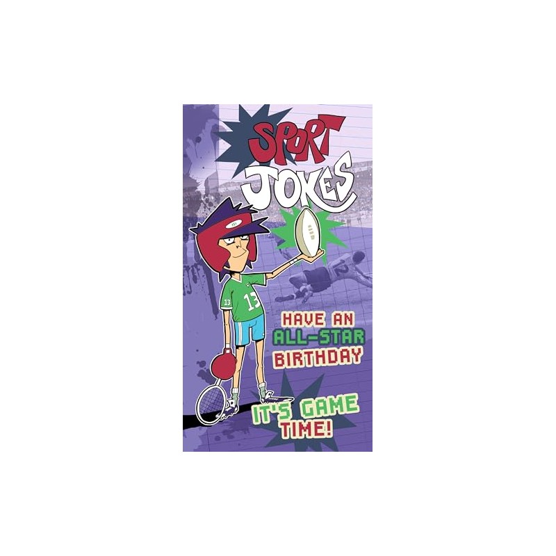 Sport Jokes Open Age Kids Birthday Card