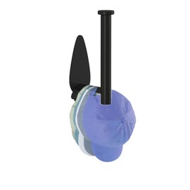 MJLINTATAG Hat Rack for Baseball Caps, Stainless Steel Hat Organizer for Baseball Caps, Hat Hooks Storage for Wall, Hat Holder Self Adhesive for Wall, Closet, Door