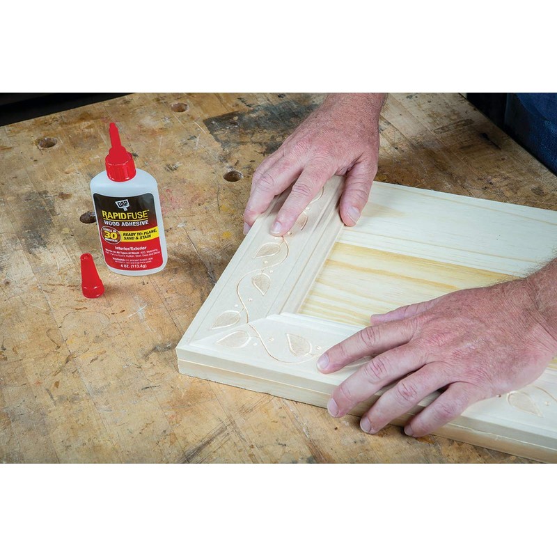 DAP 00157 4 oz Rapid Fuse Fast Curing Wood Adhesive
