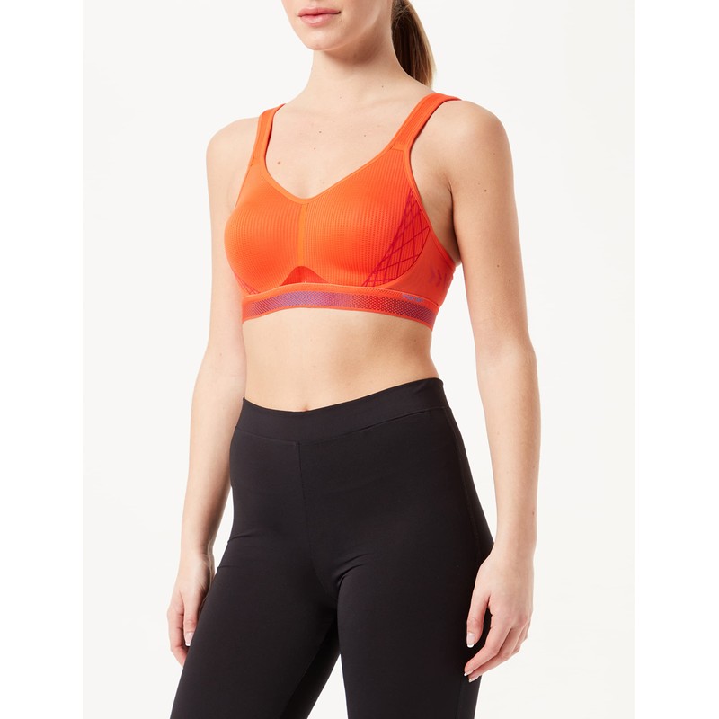Triaction Women's Cardio Cloud P Ex Sports Bra, Mandarin Red