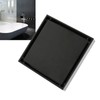 4 Inch Square Invisible Shower Drain Stainless Steel Anti Odor