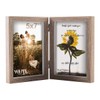 5x7 Picture Frames Double Hinged MDF Wood Grain Shadow Box