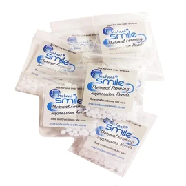 8 Packages of Instant Smile Billy Bob Replacement Thermal Adhesive Fitting Beads for Fake Teeth