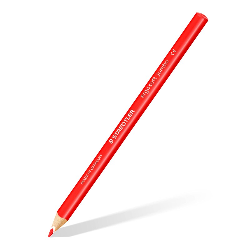 STAEDTLER dicke Buntstifte ergo soft jumbo, erhöhte Bruchfestigkeit, dreikant, ABS-System,