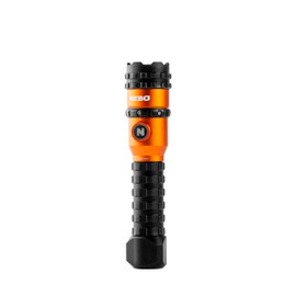 NEBO Master Series FL1500 Rechargeable Flashlight | 1500 Lumens on Turbo, 5 Light Modes, Powerful Magnetic Base & 2X Adjustable Zoom, Waterproof, Perfect for Camping & EDC, Includes Charging Cable