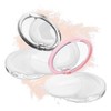 GEEHUA 2 Pcs Loose Powder Container with Puff, 0.3-0.7oz Reusable