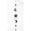 Sun Moon Star Hanging Chime Recycled Iron Wind Chime Sun